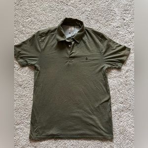 Volcom Green Logo Polo Shirt Size M